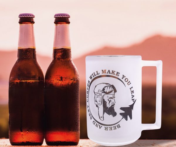 Sukhoi 30 MKI printed beer mog frosted